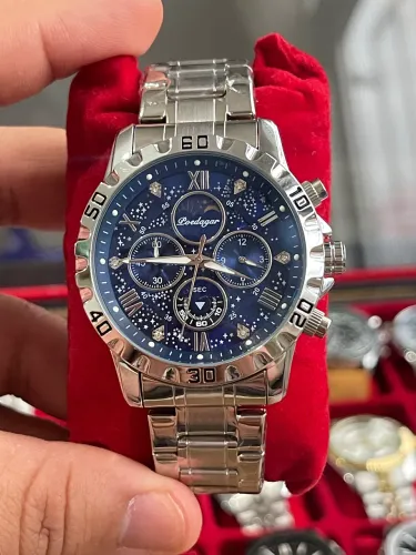 Relógio Poedagar Luxo Exclusivo aço Original a Prova D?água