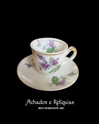 Xícara de Café com Pires Mogi das Cruzes - Delicadeza Floral e Memória Industrial Paulista