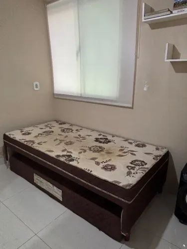 Cama Box de Solteiro com Colchão