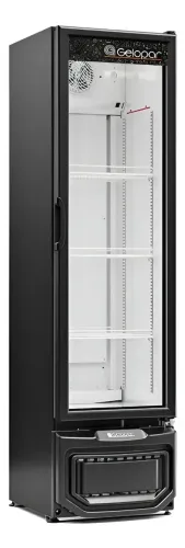 Refrigerador Expositor Vertical Preta 228l Gelopar Gptu230pr - Preto