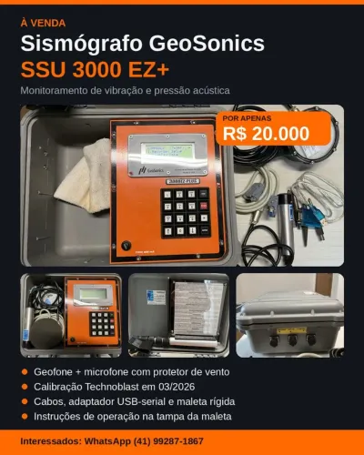 Sismógrafo Geosonics SSU 3000 EZ+