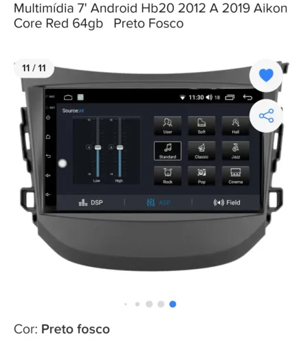 Multimídia Aikon Core Red 7