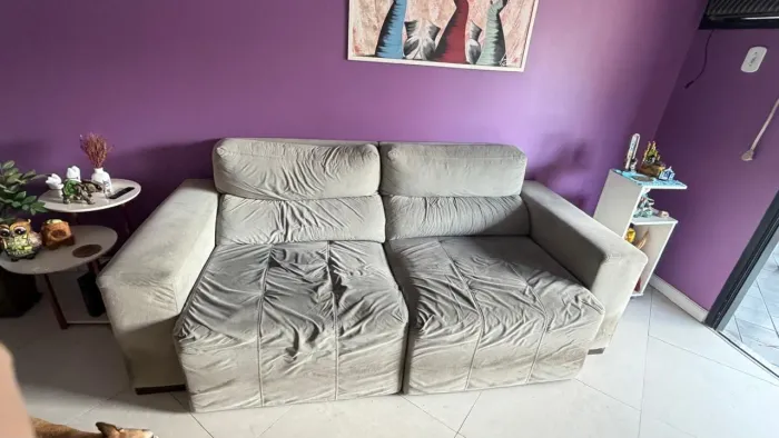 Sofá retrátil e reclinável
