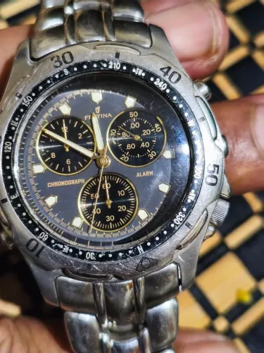 Relógio festina cronógrafo original com alarme