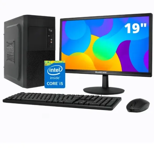 Computador Completo Intel Core i5 - 8Gb Ram - SSD 120Gb - Monitor 19 - Loja Coimbra