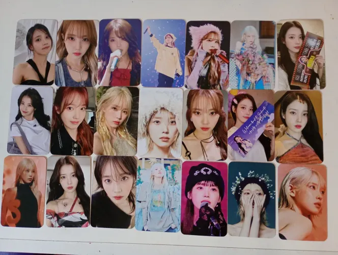 21 photocards IU fanmade