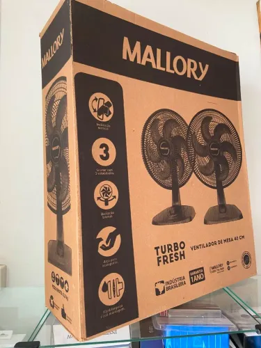 Ventilador turbo - Mallory turbo silencioso 40cm - entrega rápida