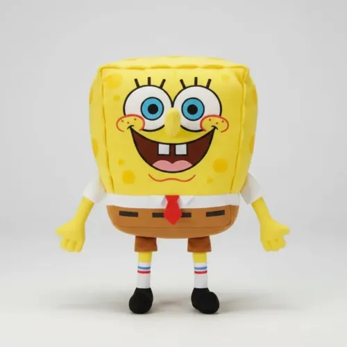 Pelúcia Bob Esponja Br Machine Original Nickelodeon Licenciada Grande 35cm
