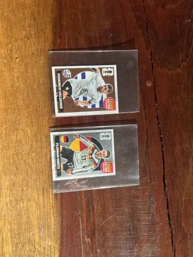 Panini Extra Stickers Copa 2026 Florian Wirtz Prata + Federico Valverde Bronze 