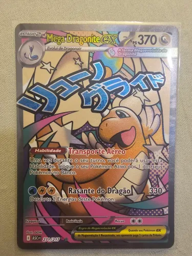 Mega Dragonite EX rara heróis excelsos