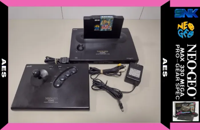 Console Snk Neo Geo Aes Muito Bem Conservado Com 1 Jogo 