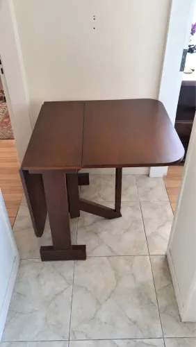 Mesa dobrável madeira maciça