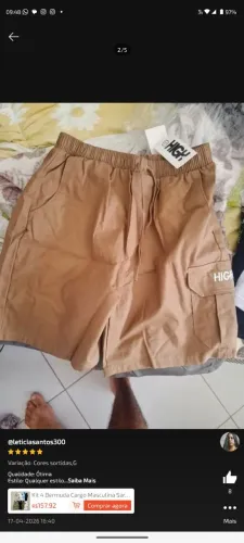 Bermuda cargo high shein