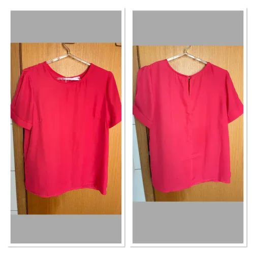 Blusa em crepe M DEFE