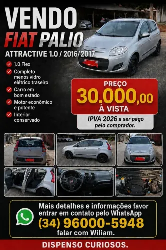 Fiat Palio Attractive 1.0 EVO Fire Flex 8V 5P 2017