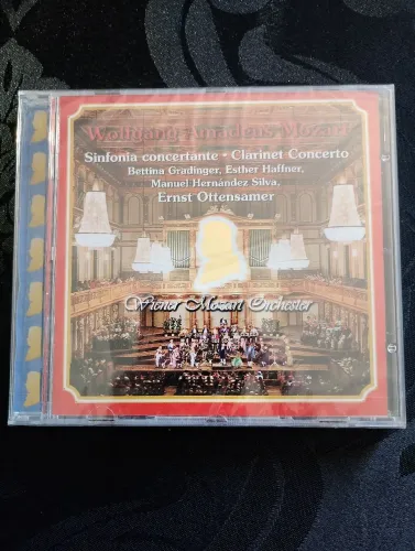 Cd Wolfgang Amadeus Mozart Sinfonia Concertante & Clarinet Concerto música clássica novo