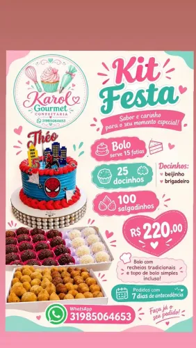 Kit festa promocional