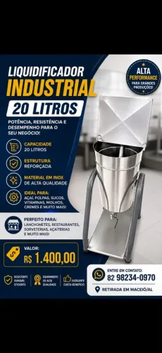 Liquidificador industrial ( 20 litros)