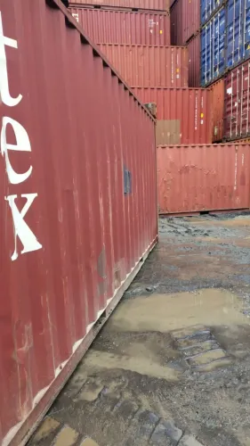 Container Marítimo 20 e 40 Pés à Pronta Entrega