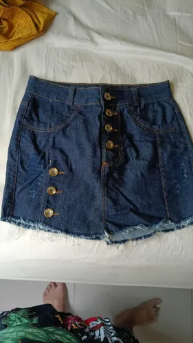 Saia jeans