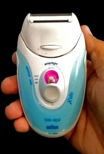 Depilador Elétrico BRAUN Silk-épil X'elle 220v - KIT COMPLETO com 3 Cabeças, estojo e mais