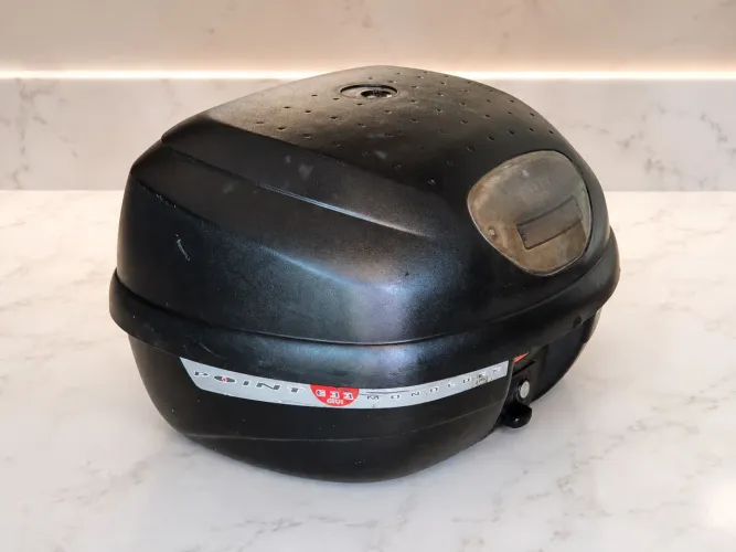 Baú / Bauleto moto Givi Monolock 33L 33 litros Completo + Base + 2 Chaves