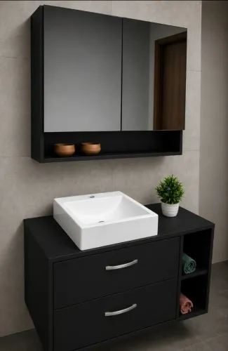 Armário Pia Banheiro ou Lavabo 100% MDF