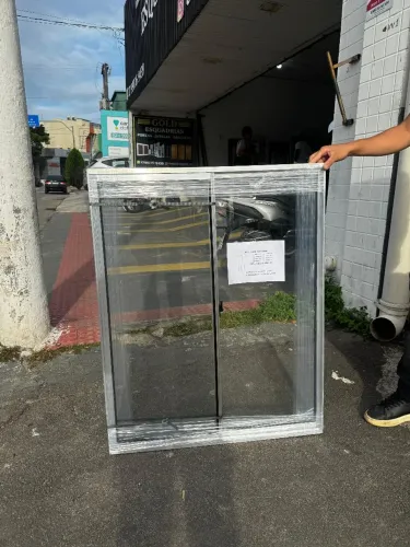 Janela 1.00x0.80 2 folhas - Promoção imperdível 