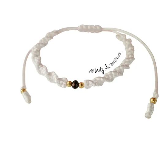 Kit 2 Pulseiras Casal Namorados Amizade - Yin Yang (Com Cartão Presente)".