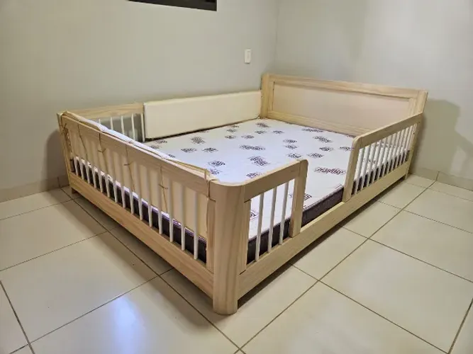 Cama Infantil Casal Montessoriano +  Colchão Fashion Firm Ortobom