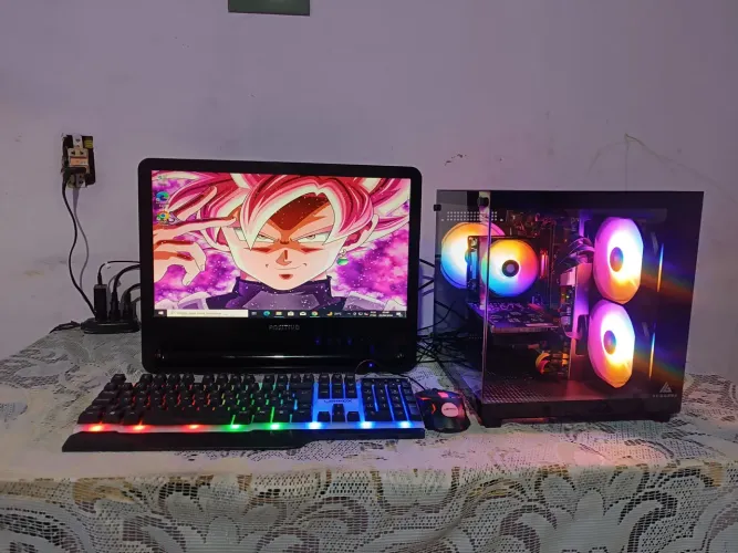 PC COMPLETO GAMER XEON 16GB SSD PLACA DE VÍDEO ACEITO CARTÃO DO GARANTIA 1600$