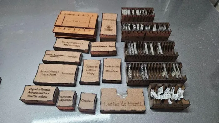 Insert Estendido Bucaneiros em MDF para Senhor dos Anéis Jornadas na Terra Média