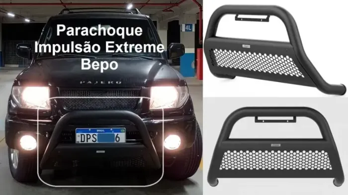Parachoque Impulsão Bepo Extreme - Pajero Tr4 2003 a 2015