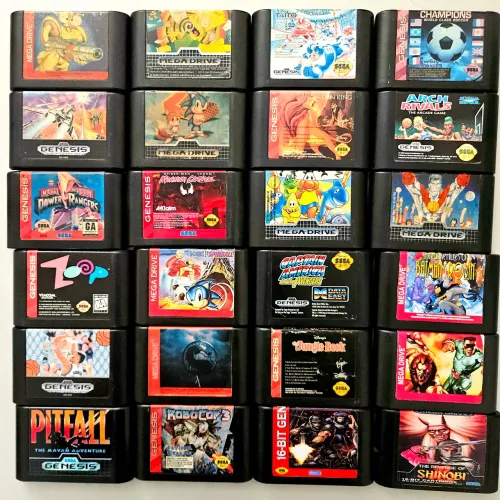 Lote jogos originais mega drive sega genesis