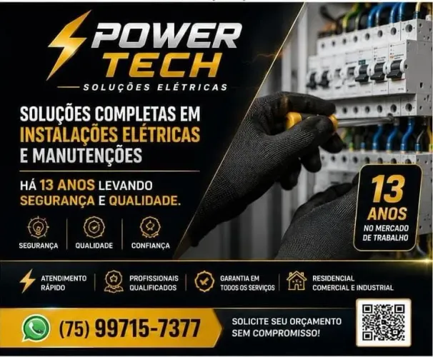 Eletricista Residencial e Comercial | Power Tech |