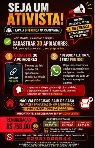 Para ser ativista
