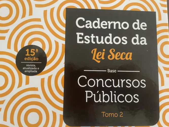 Caderno de estudos da lei seca