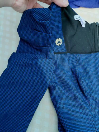 Vestido Azul Mustache! 