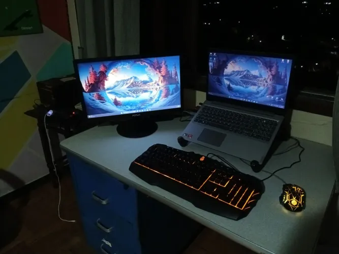 Notebook com Monitor | Kit Completo