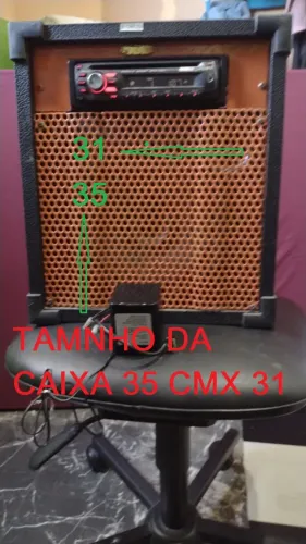 vando tape de carro com a caixa toca CD MP3 radoi aux leia PF