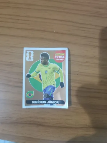 Figurinha da copa Vini Jr bronze
