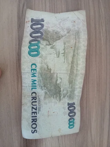 Cédula de 100.000 mil Cruzeiros