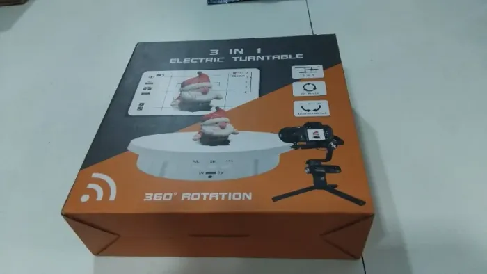 Suporte Expositor Giratório USB Recarregável NOVO LACRADO
