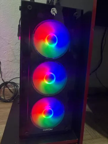 Gabinete Gamer Hayom 3 fans