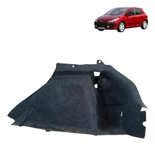 Forro Carpete Porta Malas Lado Direito Peugeot 307 2008 2012