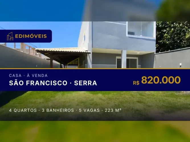 Incrível Casa em São Francisco: 2 Suítes e Ampla Área de Lazer