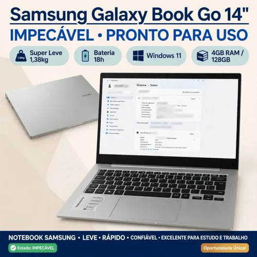 Vende-se notebook Galaxy book