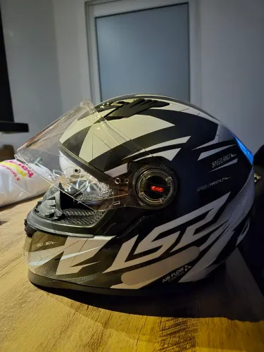 Capacete LS2 Speed Race Branco - N.56