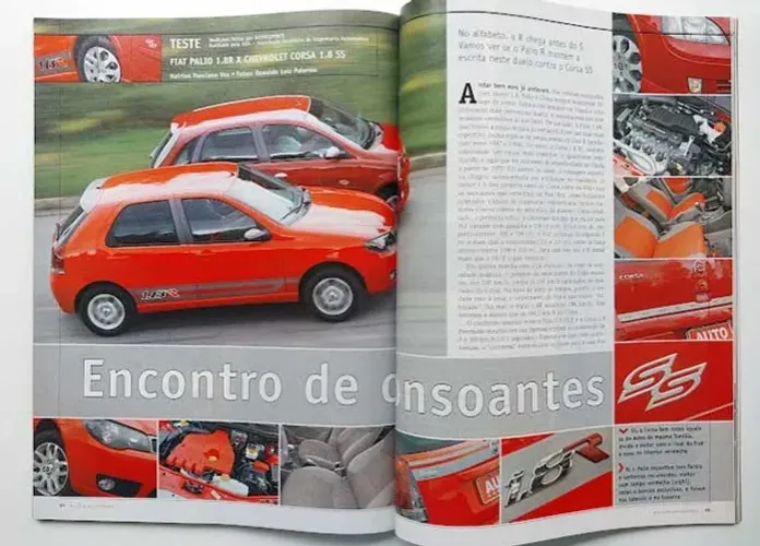 Revista Auto Esporte - Palio 1.8 R x Corsa SS 2006
