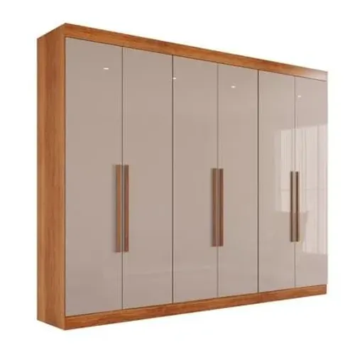 Guarda roupa casal 6 portas e 6 gavetas